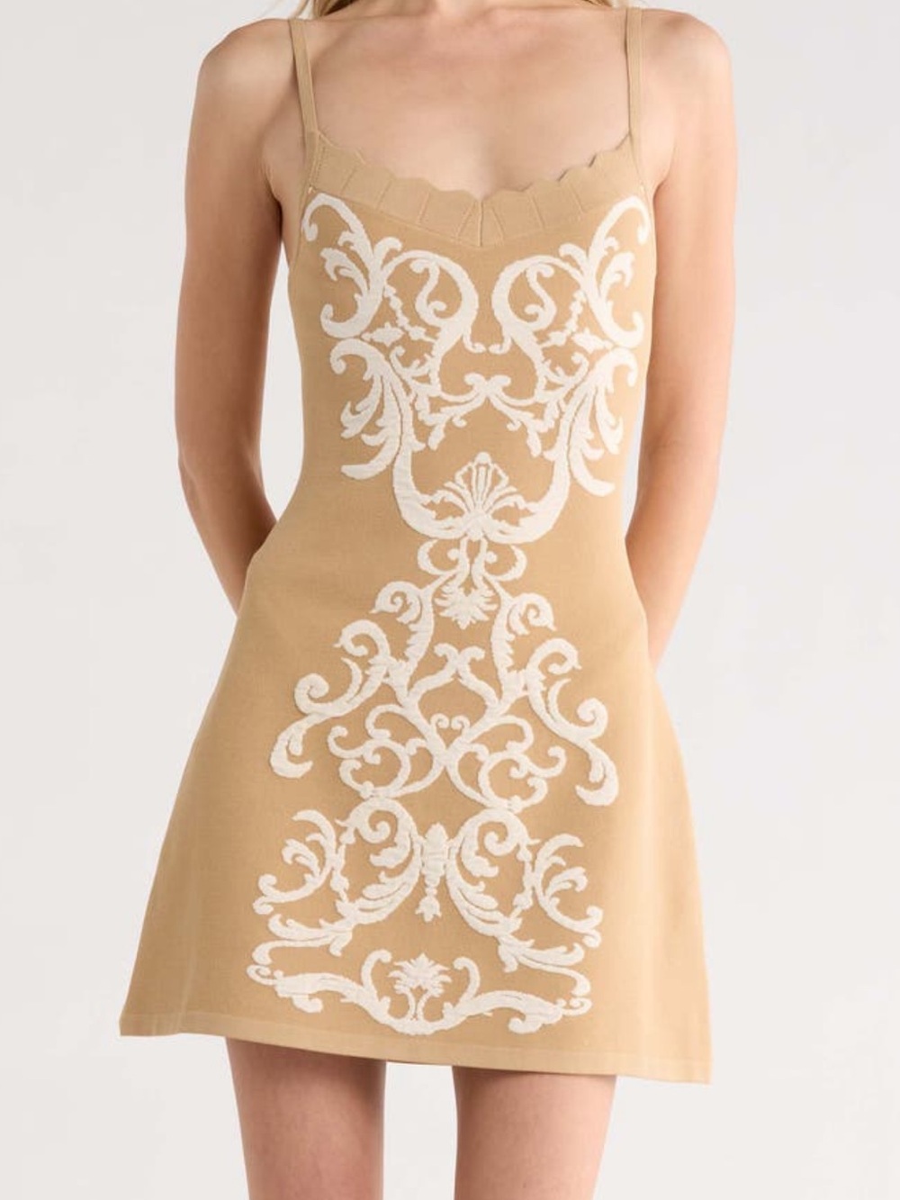 L’AGENCE Betania Jacquard Sweater Mini Dress XXS NWT $465